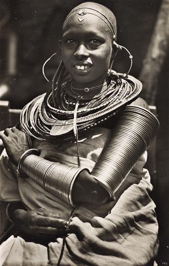 CASIMIR ZAGOURSKI (1883-1944) A group of more than 60 portraits made in Central Africa from the series LAfrique qui disparaît!